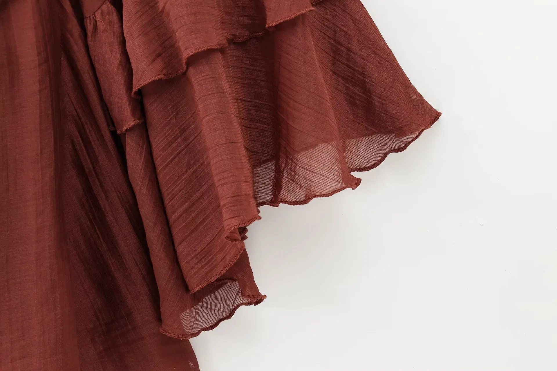 Vestido de princesa con volantes de manga larga, elegante y suelto, estilo europeo, moda femenina, ropa casual chic, boutique de ropa personalizada, vestidos largos, estilo francés elegante