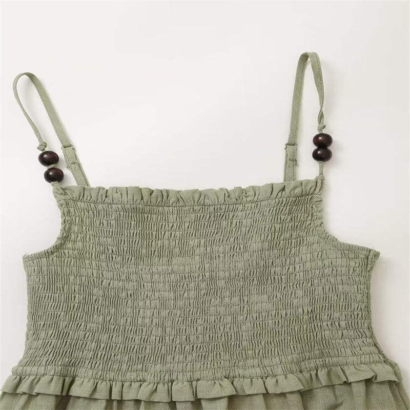 Vestido MIDI de moda para mujer, retro, de cintura alta