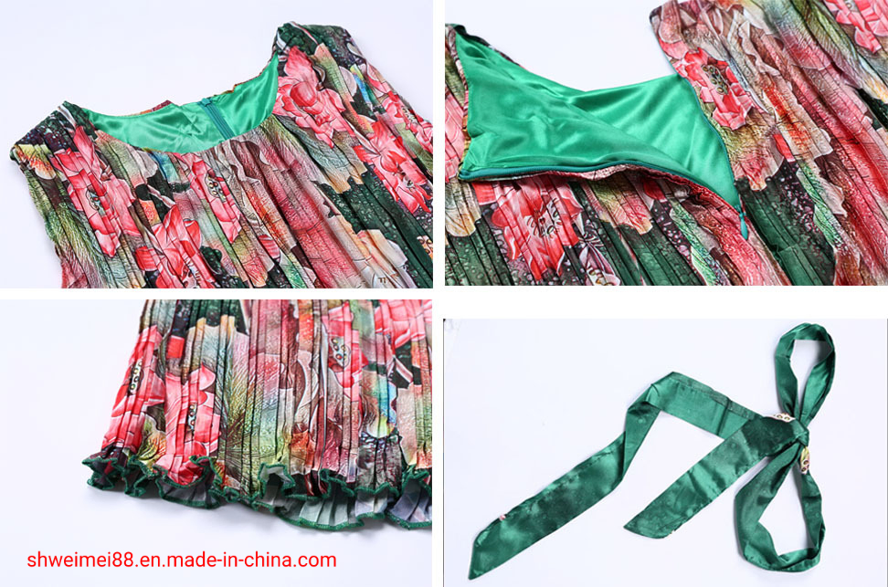 2020 Vestido largo maxi sin mangas bohemio de flores impresas para mujer de tallas grandes para fiesta en la playa