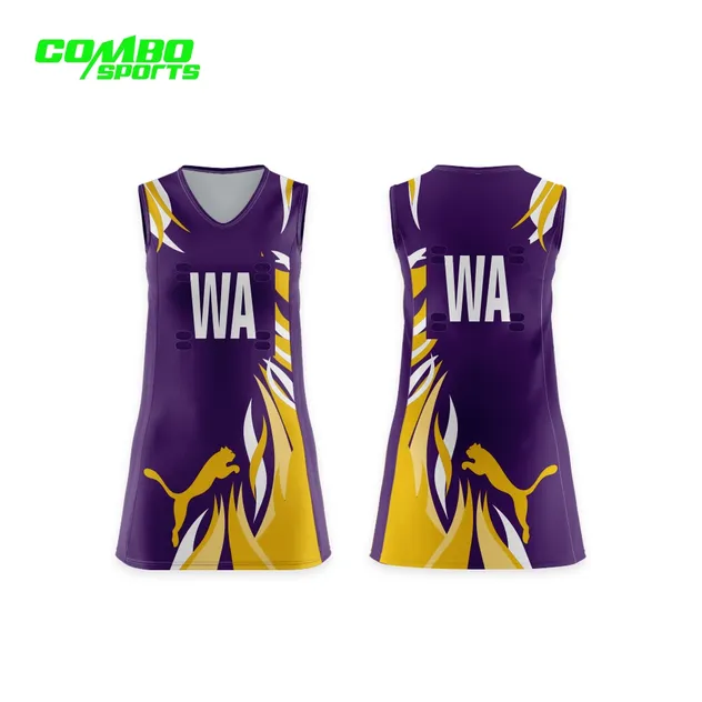 Vestido de netball personalizado
