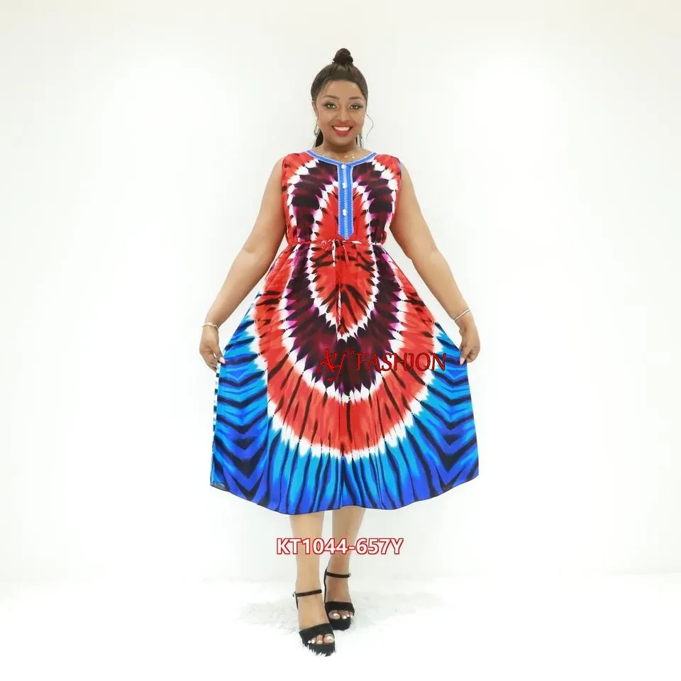 Mujeres Musulmanas Vestido Tasbeeh Ay Moda Kt1044-657y Vestimenta de Tanzania África Vestido Impreso