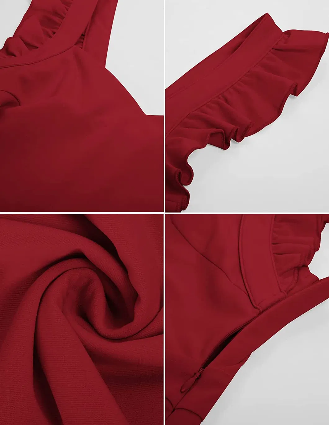 Vestido de fiesta de talla grande para mujer, vestido de cóctel MIDI personalizado, elegante y casual