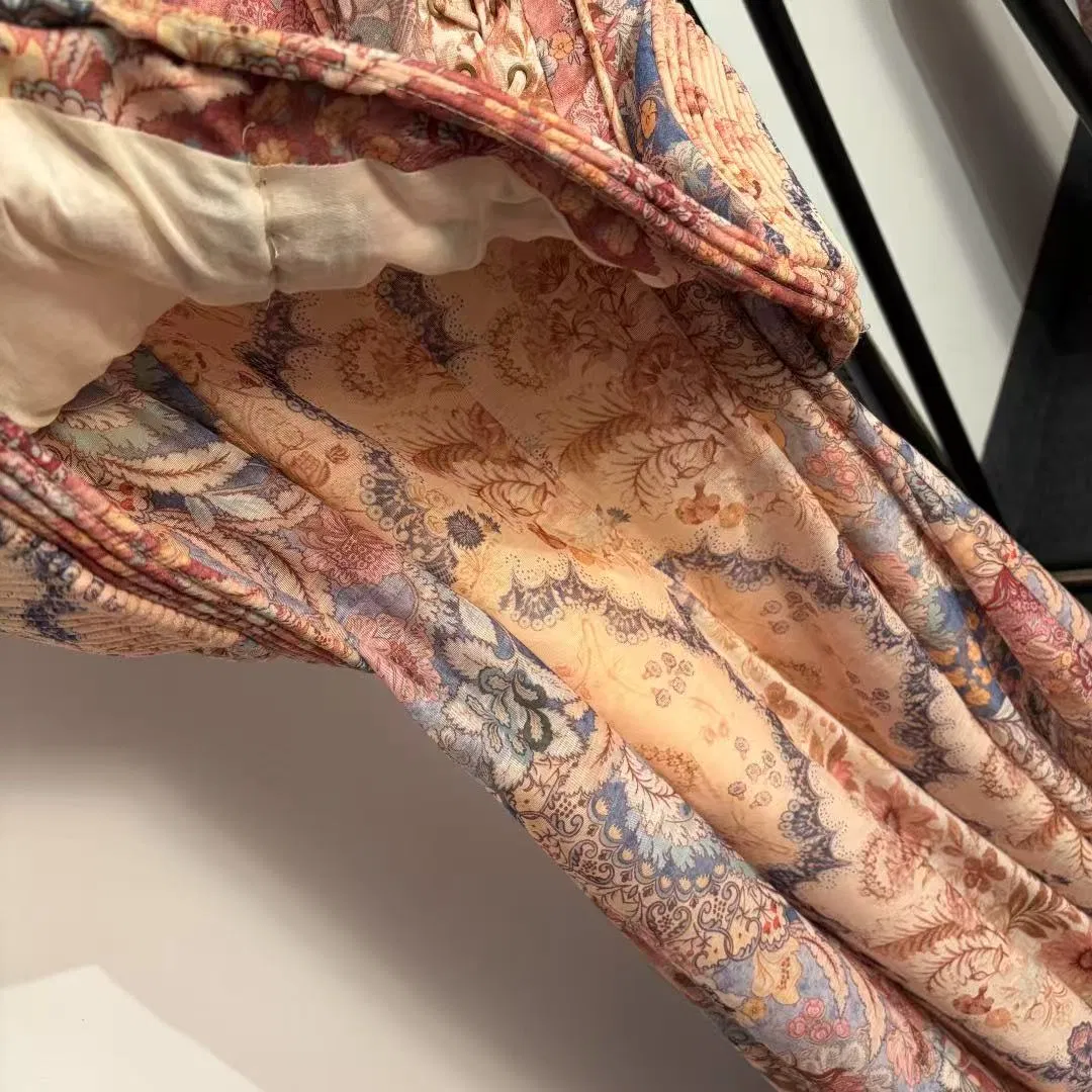 2026 Nuevo Vestido Largo de Tirantes con Estampado Vintage para Mujeres
