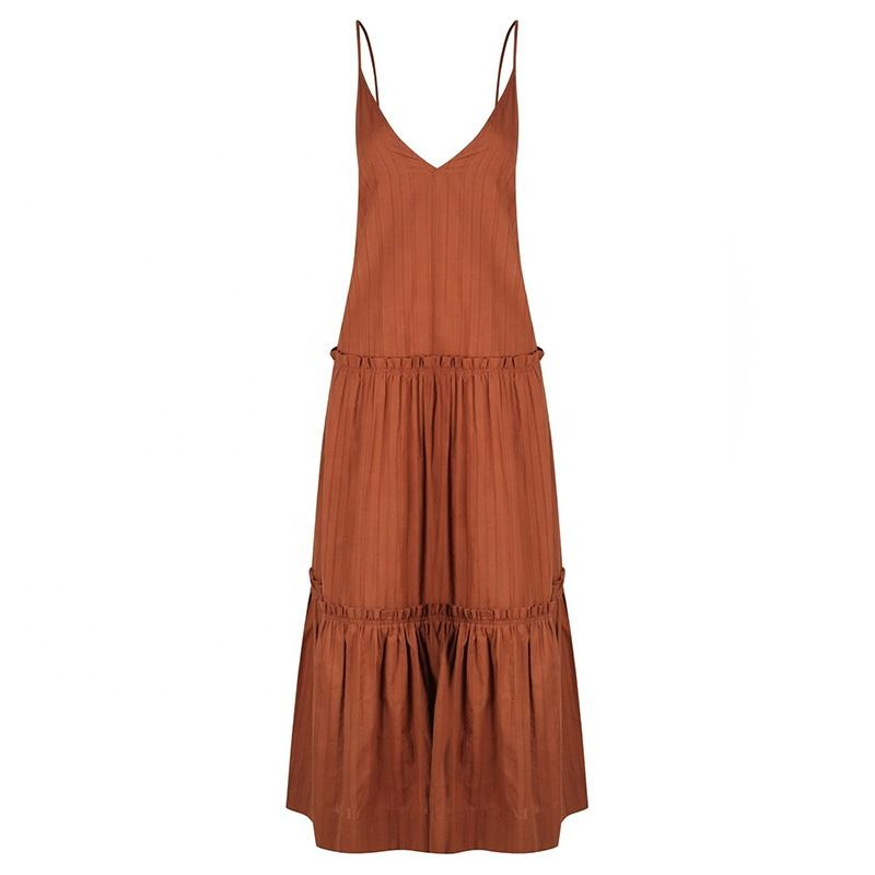 Vestido sexy de verano con escote en V profundo para mujeres, vestido de playa sin espalda, vestido largo de noche casual, vestido elegante de algodón para damas