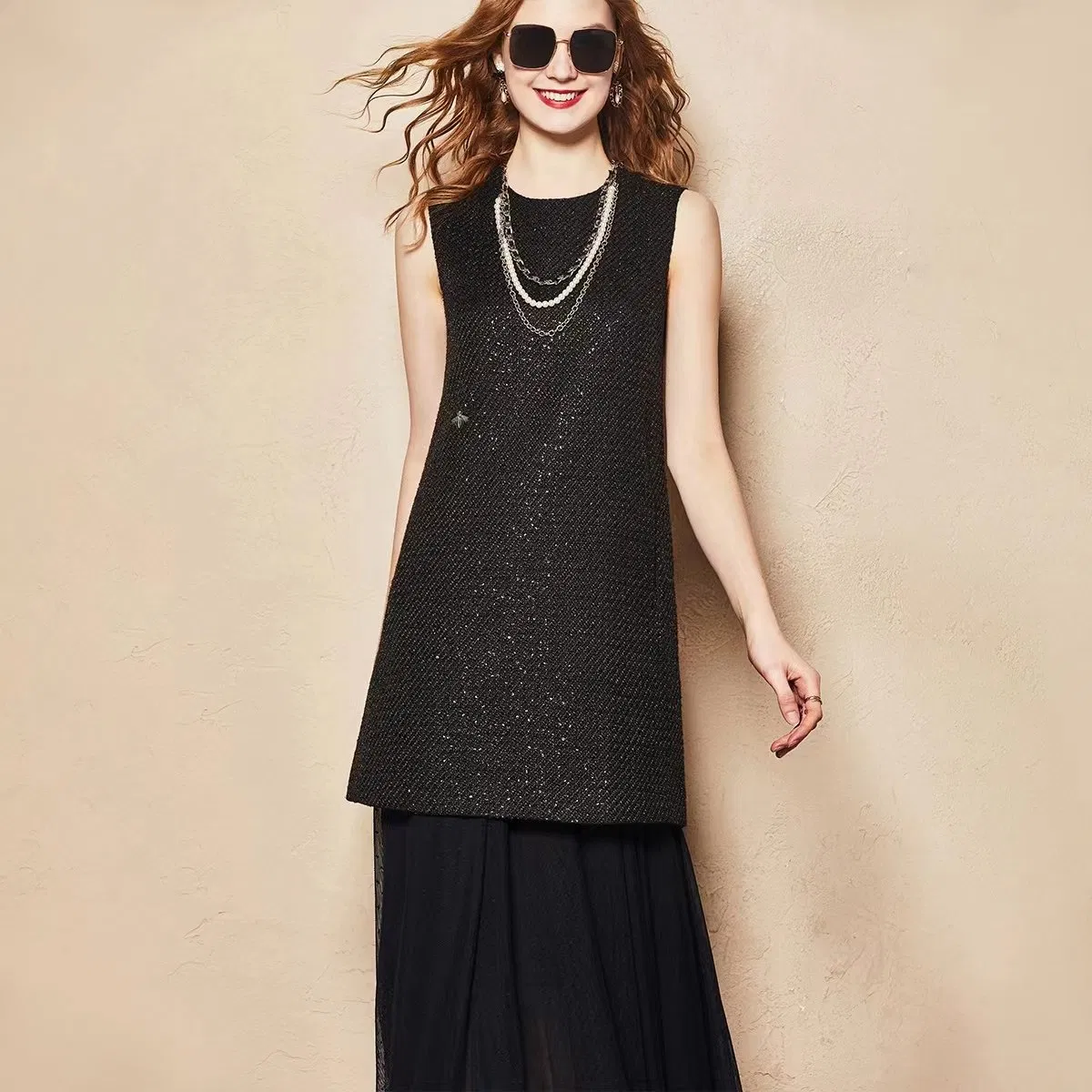 Ropa de vestidos de noche para mujeres al por mayor, vestido de fiesta sexy de lujo con lentejuelas fragantes
