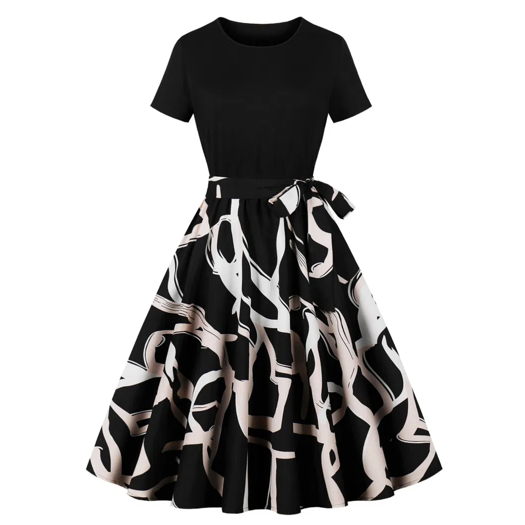 Vestido retro vintage para mujer