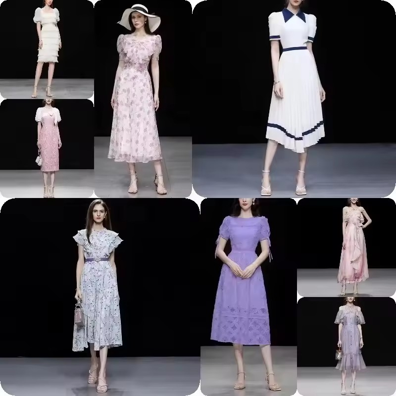 Vestido de chiffon oversized de longitud a la rodilla para mujeres, impreso con cera africana de alta calidad, hecho en una fábrica natural china para el día