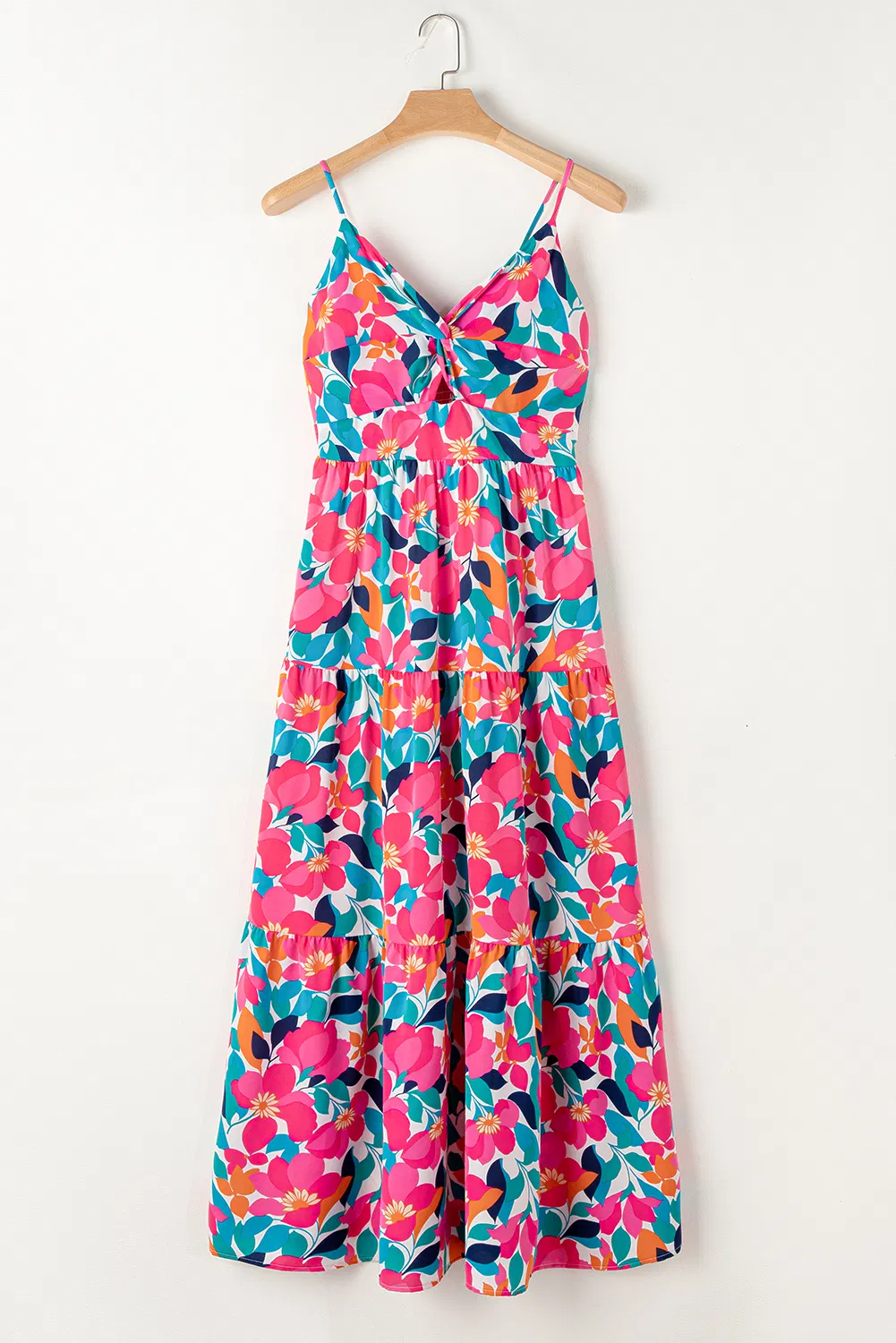 Vestido largo de verano floral para mujer