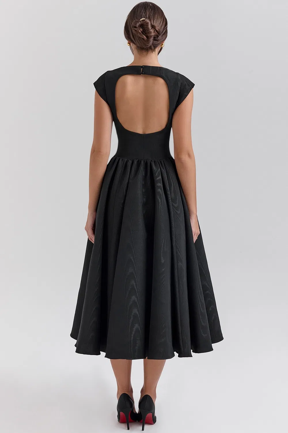 Vestido de verano sin mangas de estilo francés elegante para mujeres