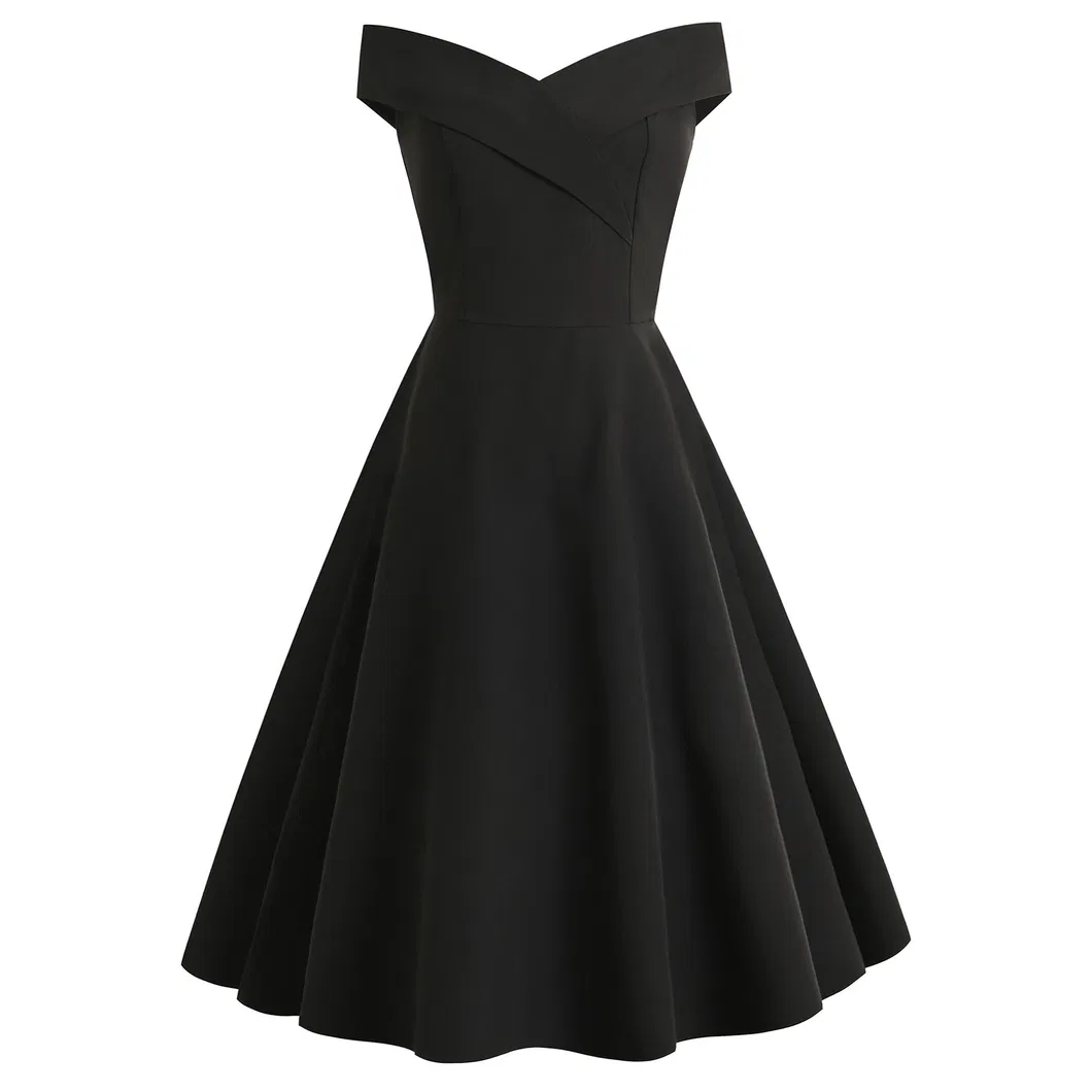 Vestidos de cóctel de la nueva mujer S Retro