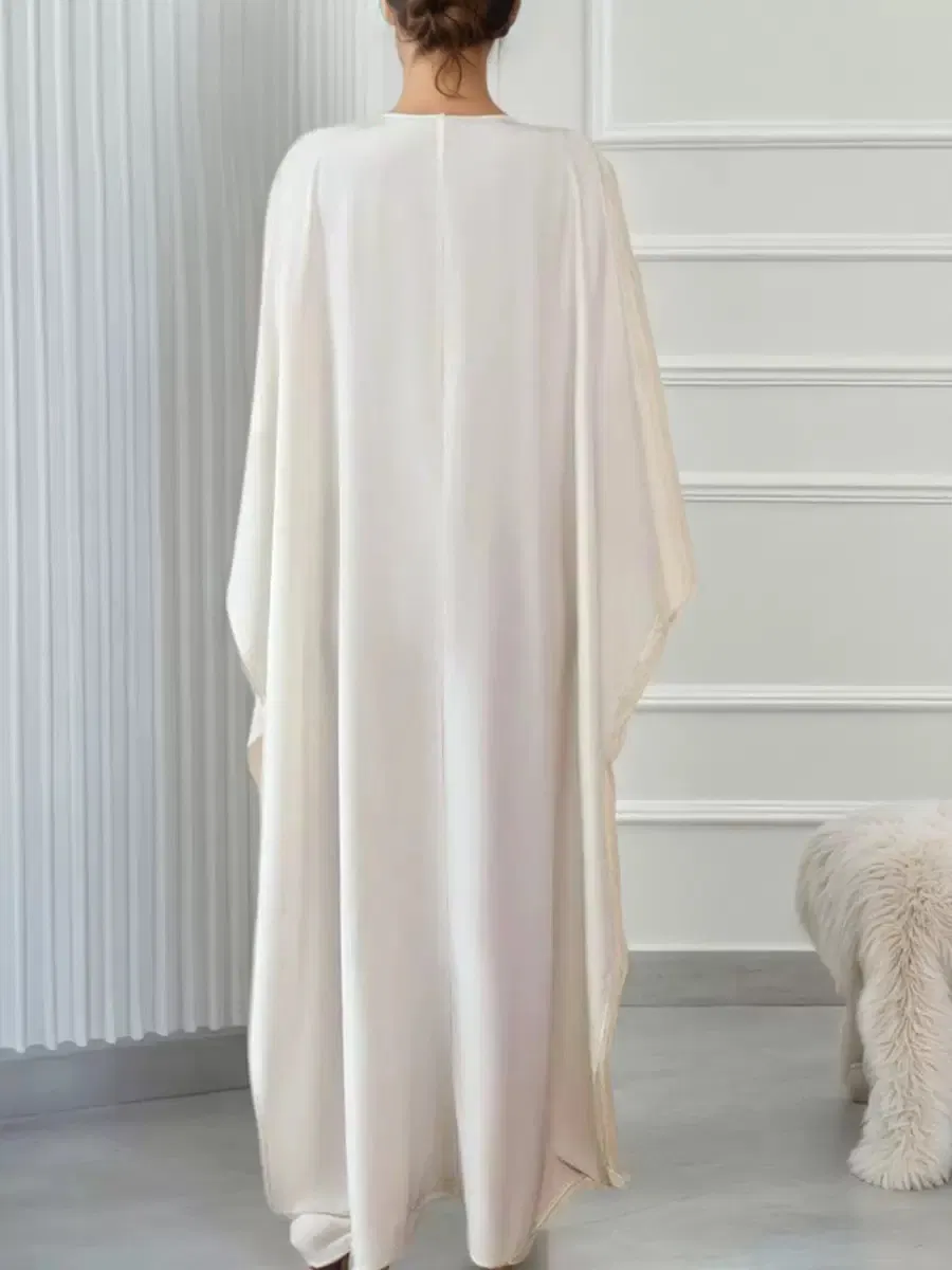 Vestido midi maxi de color contrastante para mujer, cubierto de gasa delgada para protección solar, vestido con dobladillo irregular y chal a juego