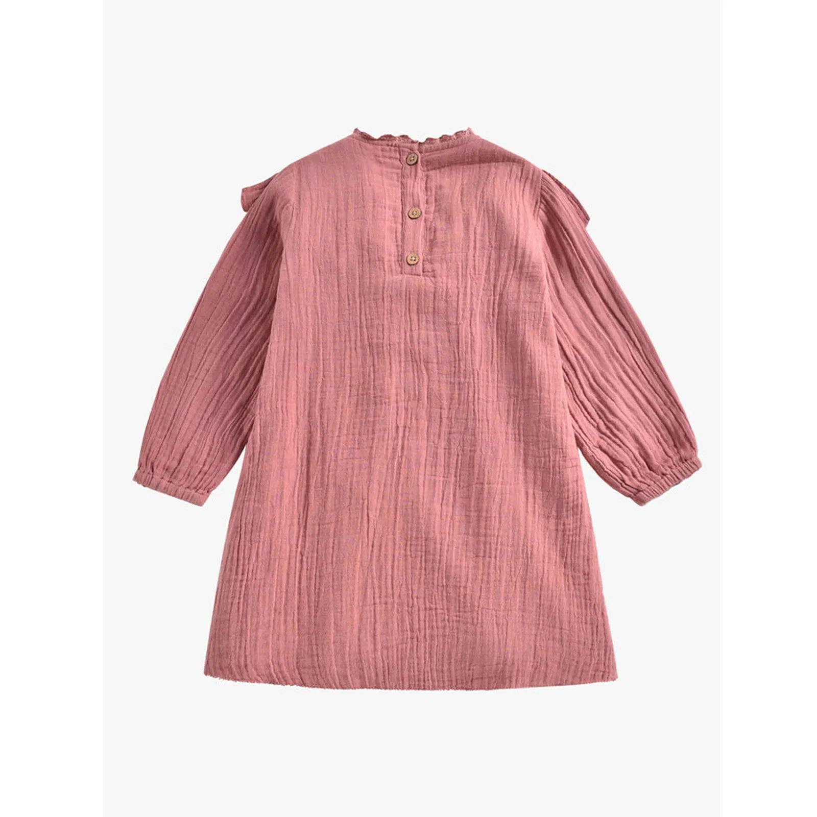 Precio barato nueva llegada fabricante personalizado de China nuevas llegadas moda verano elegante ropa vestido de niñas con volantes bordado