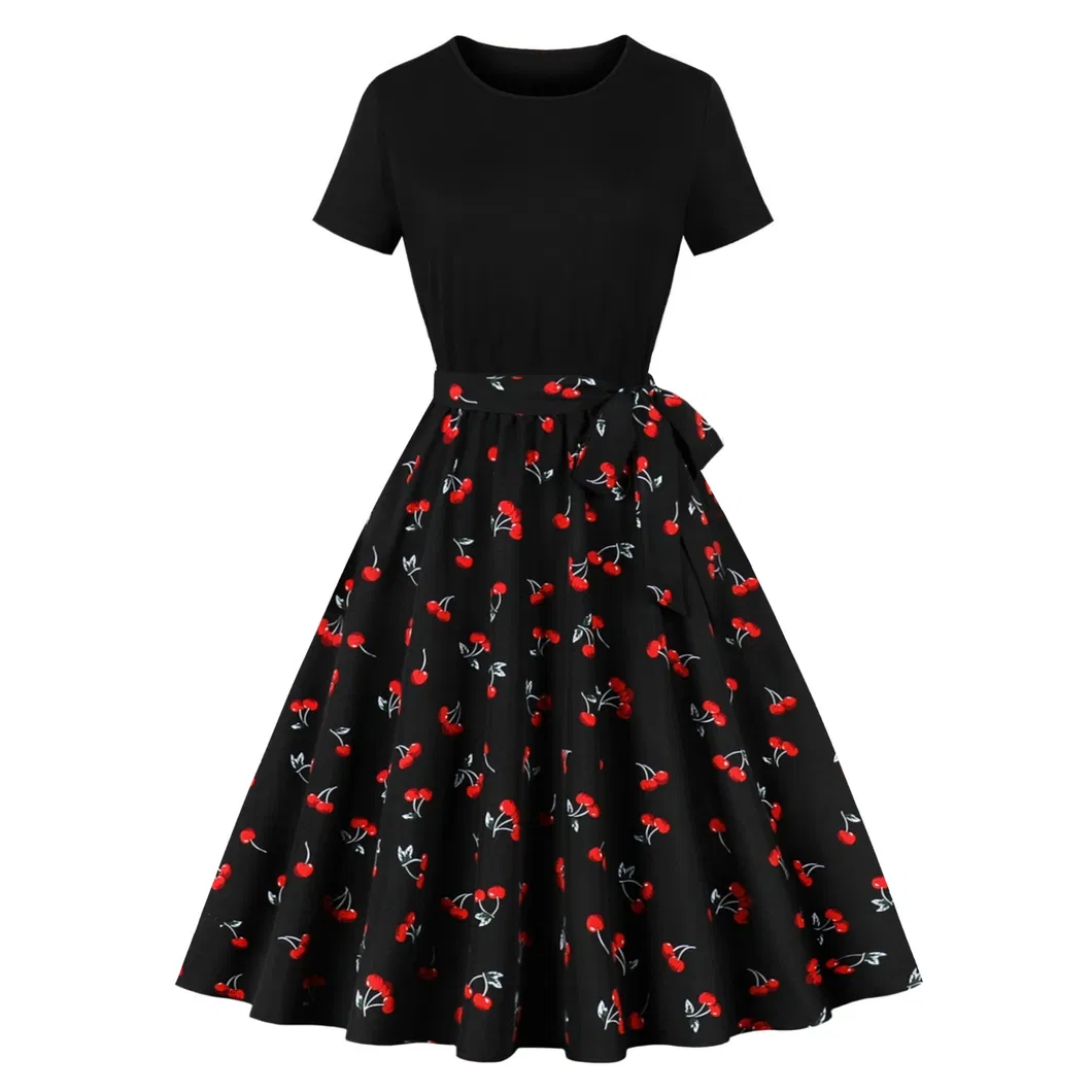 Vestido retro vintage para mujer