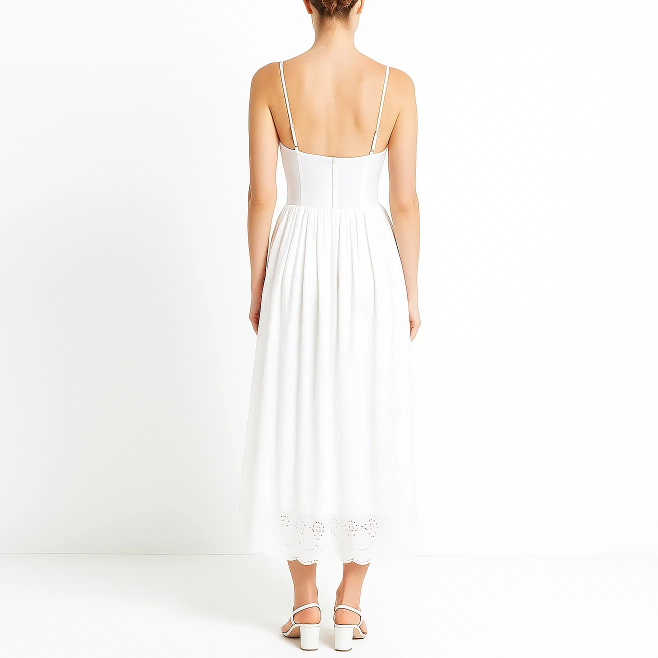Vestido casual elegante hecho a medida para el uso diario de mujeres
