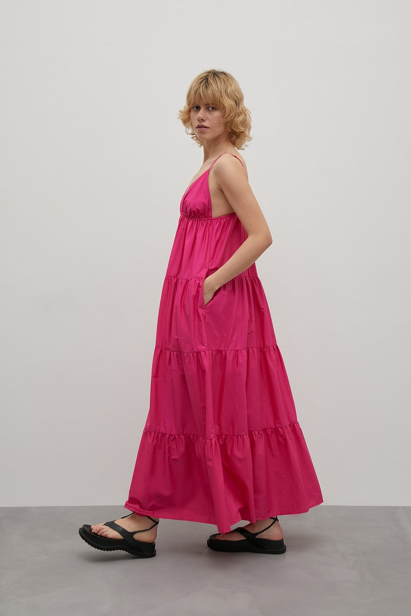 Vestido de una pieza elegante de playa para mujeres, con tirantes de bambú, moda femenina al por mayor