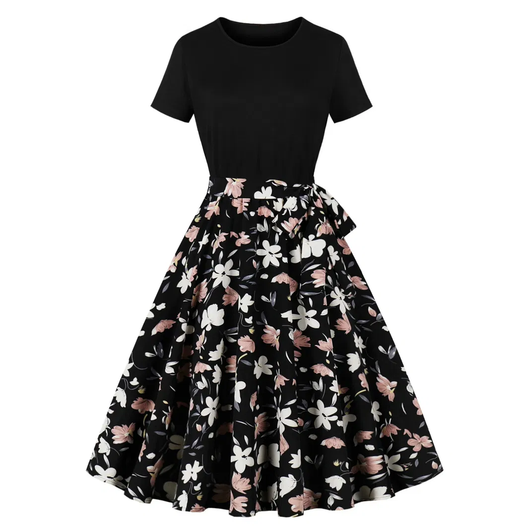 Vestido retro vintage para mujer