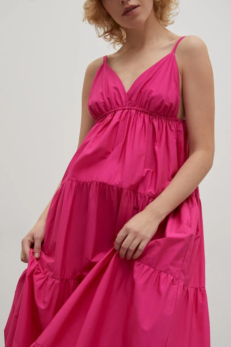 Vestido de una pieza elegante de playa para mujeres, con tirantes de bambú, moda femenina al por mayor