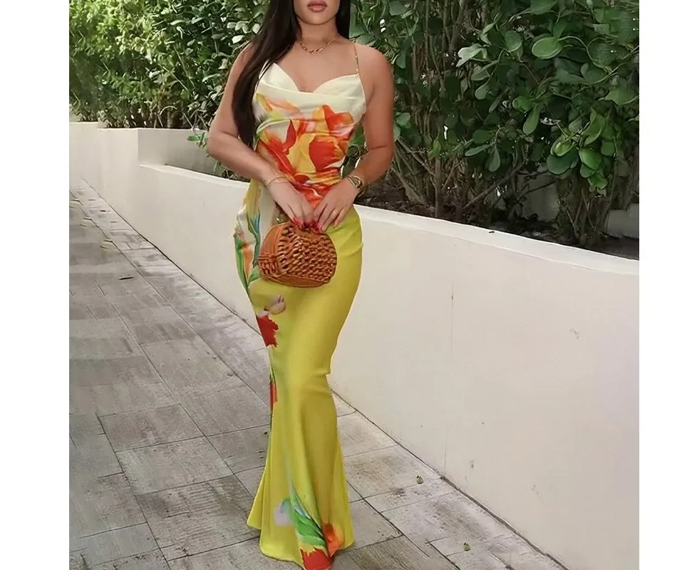 Vestido de Fiesta Ajuste de Cintura