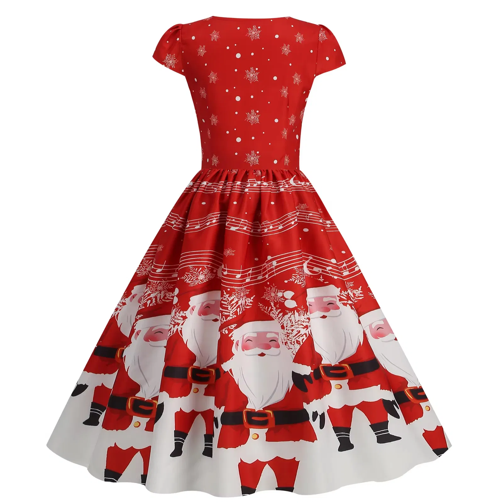 Detalle vestido de Navidad