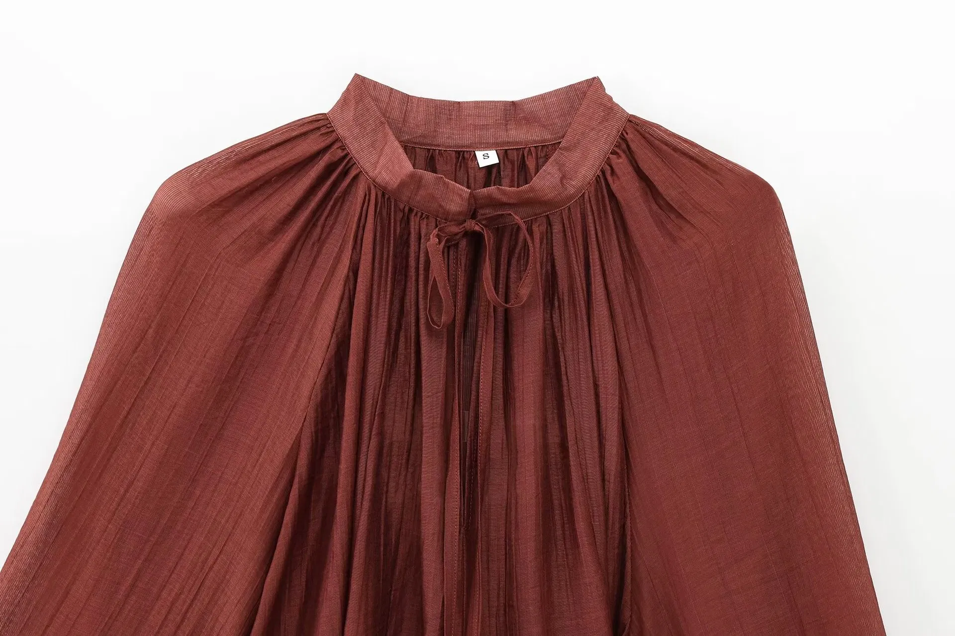 Vestido de princesa con volantes de manga larga, elegante y suelto, estilo europeo, moda femenina, ropa casual chic, boutique de ropa personalizada, vestidos largos, estilo francés elegante
