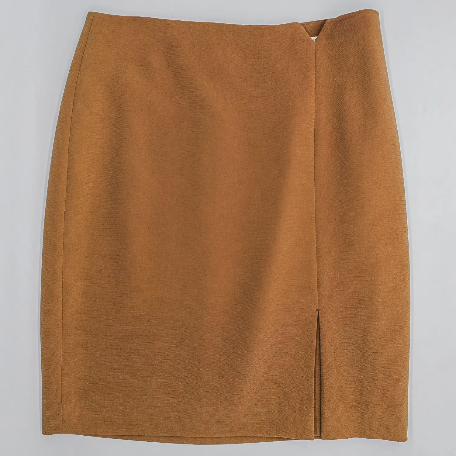 Vestido de mujer de lana color carbón hasta la rodilla para oficina y vestimenta de negocios