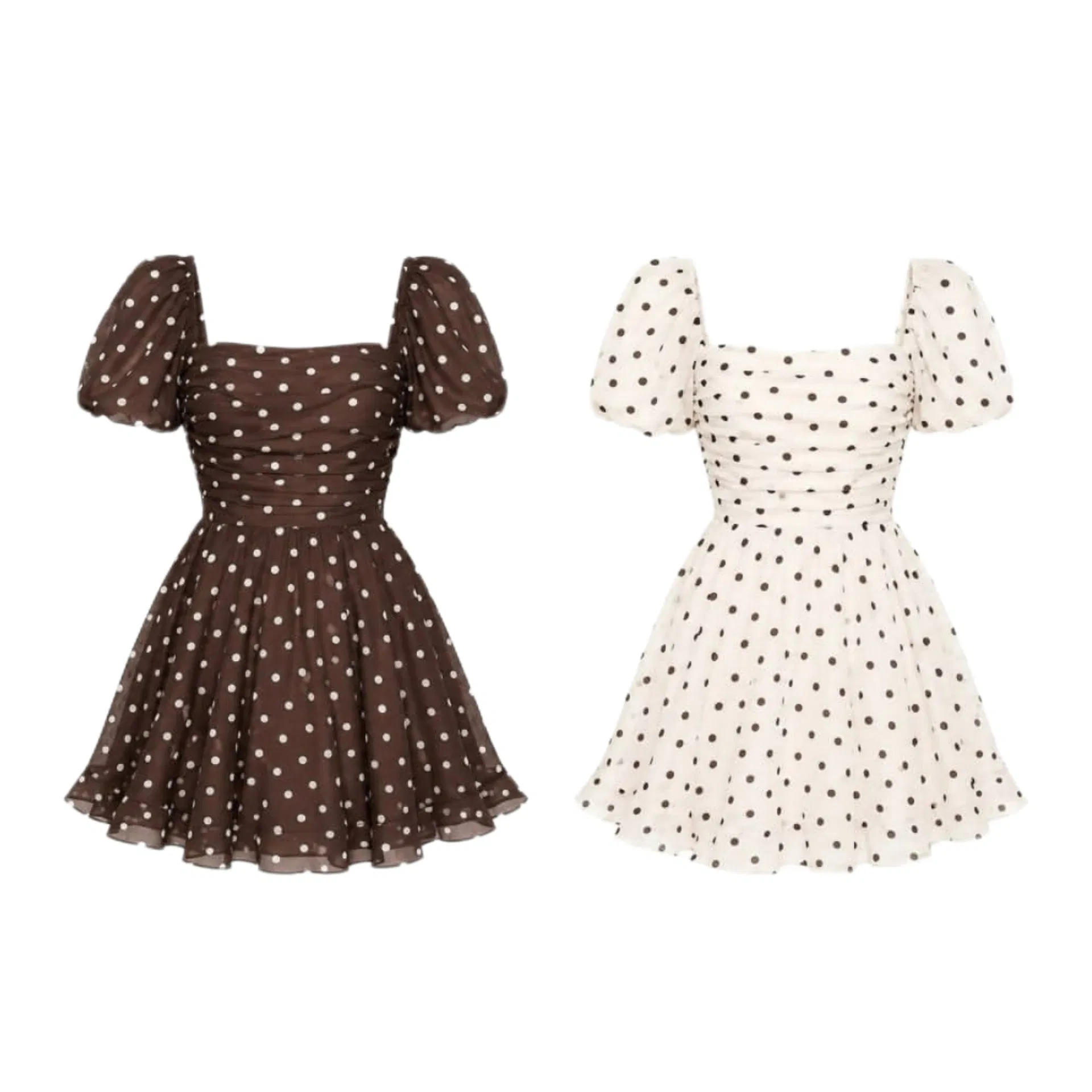 Vestido Corto Lunares Espalda