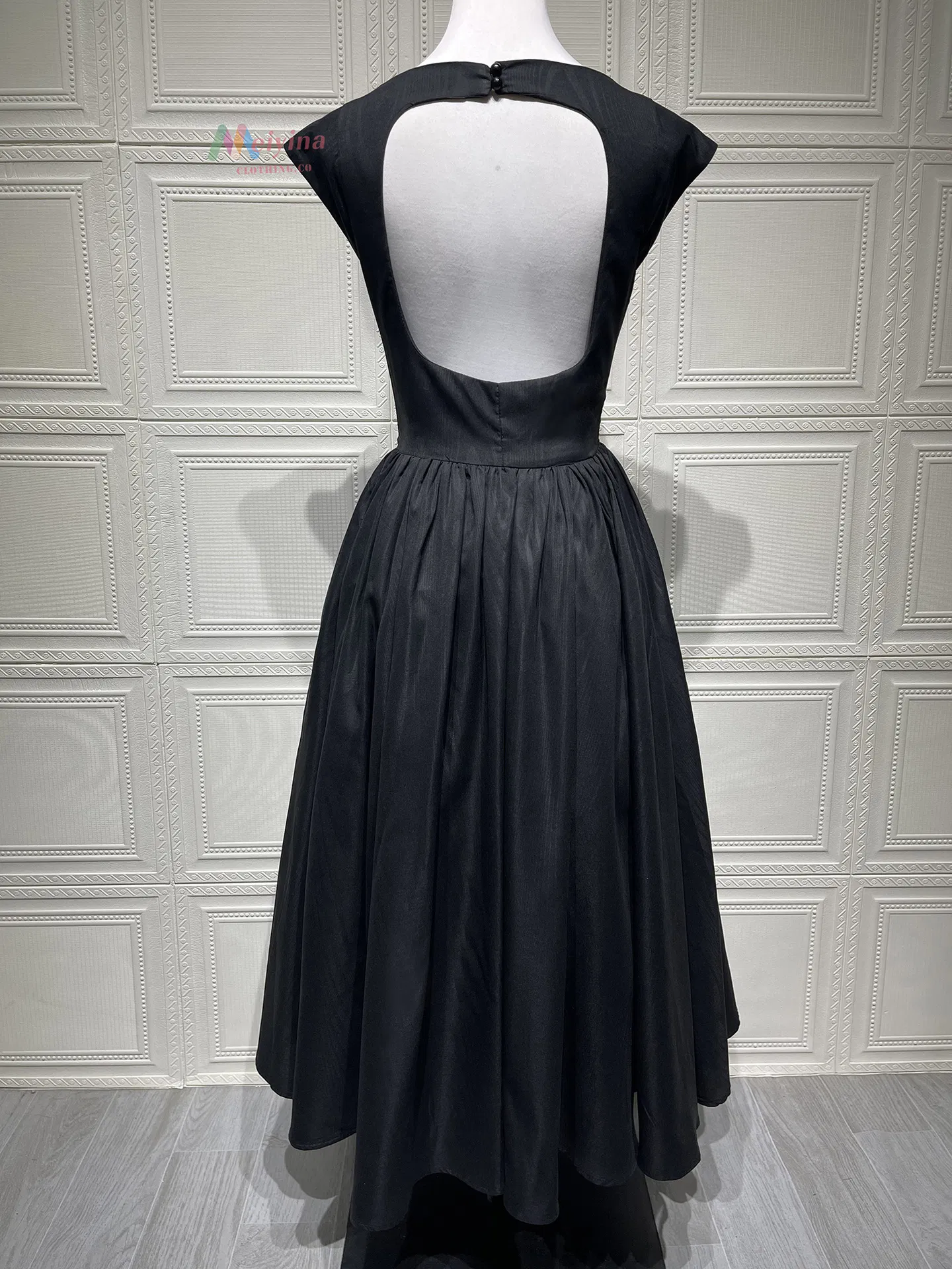 Vestido de verano sin mangas de estilo francés elegante para mujeres