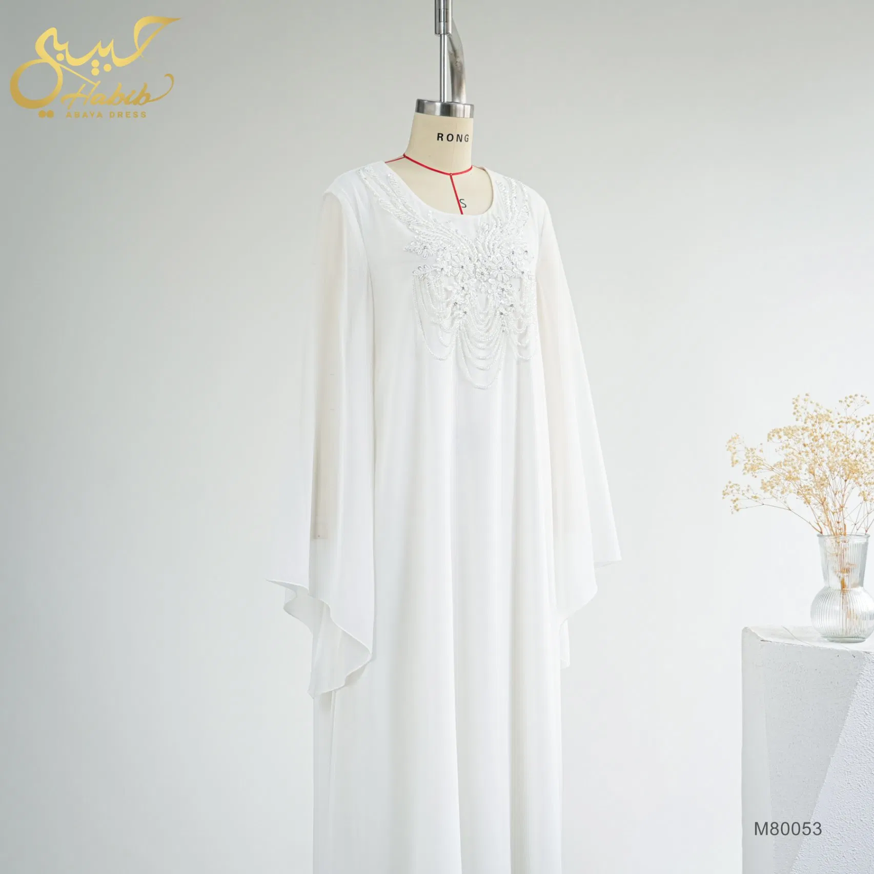 Abaya de mujer primavera verano hecha a medida, vestido musulmán de fábrica directa
