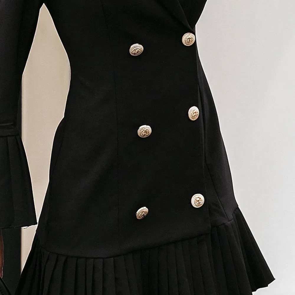 Detalle del vestido elegante