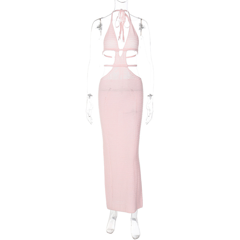 Vestido casual con escote en forma de envoltura, encaje y diseño de splicing, estilo callejero sexy para mujeres