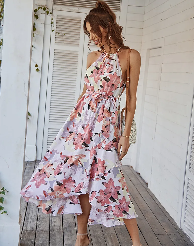 Diseño de vestido de verano para mujeres