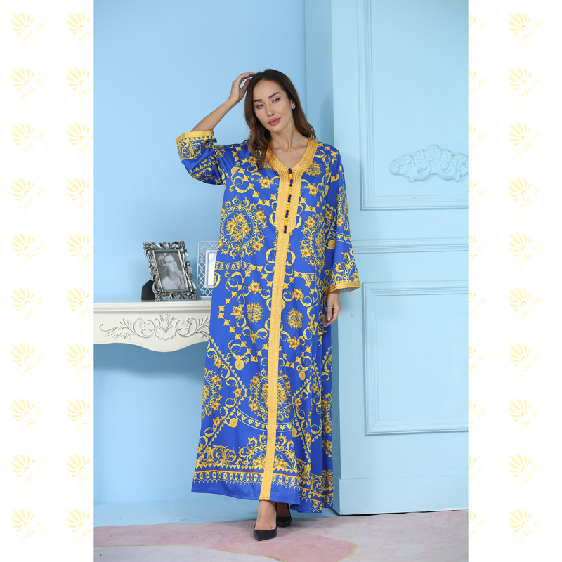 Ropa árabe de mujeres de Turquía del Medio Oriente, ropa islámica, vestidos largos bordados, abaya para mujeres y niñas, túnica de oración turca