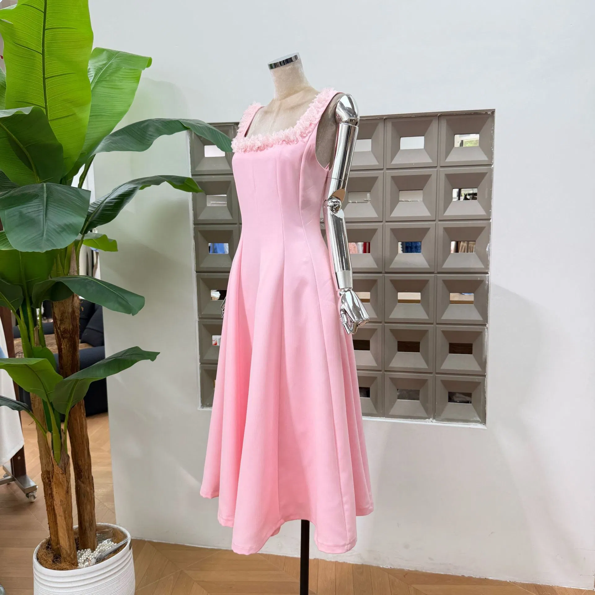 Vestido de noche de alta calidad para mujer, ajustado, de moda, color sólido, vestido largo