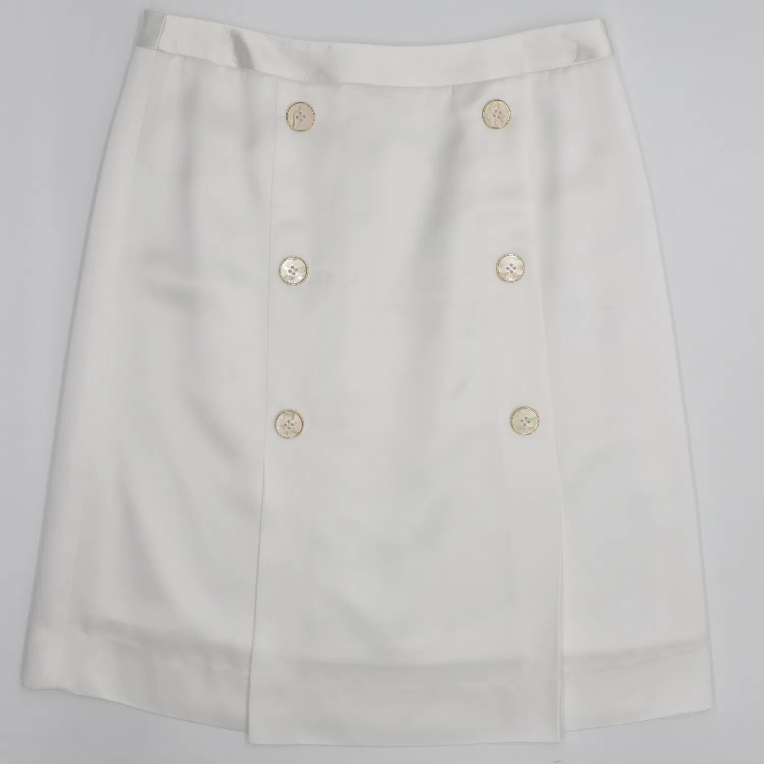 Vestido de negocios clásico entallado de lana azul marino para oficina y uso profesional