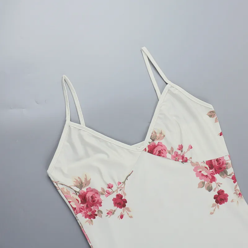 Vestido largo estampado