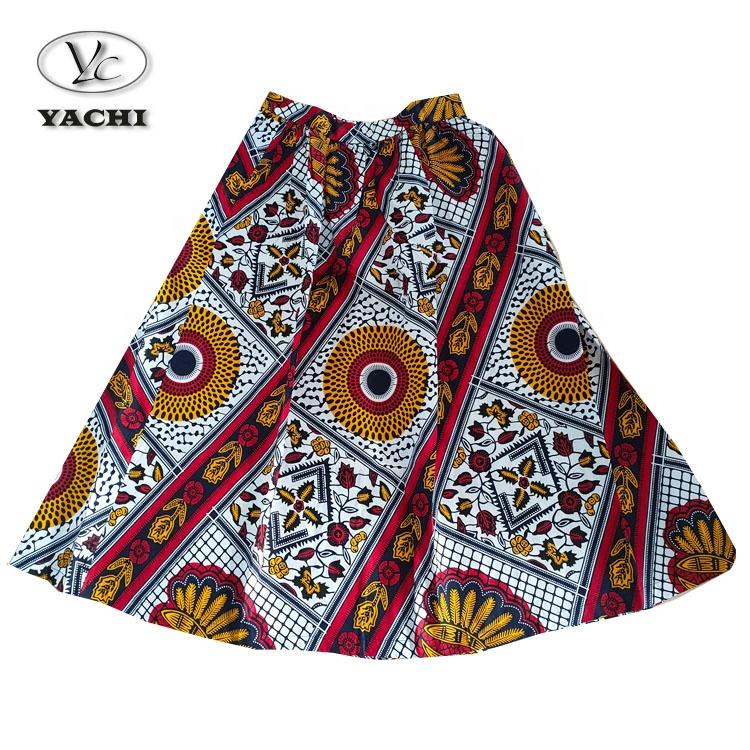 Yachitex 100% Tela de cera de algodón impresa Estilos africanos Vestidos para ropa de mujeres
