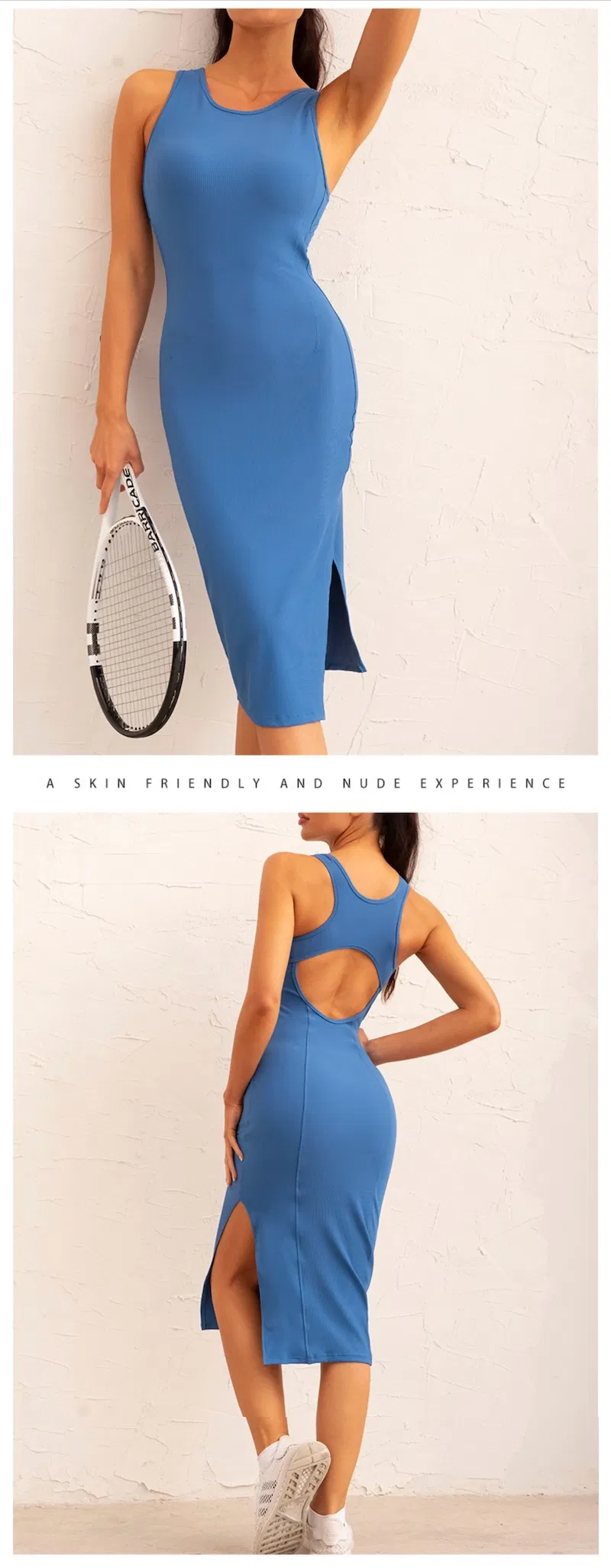 Vestido deportivo en color azul