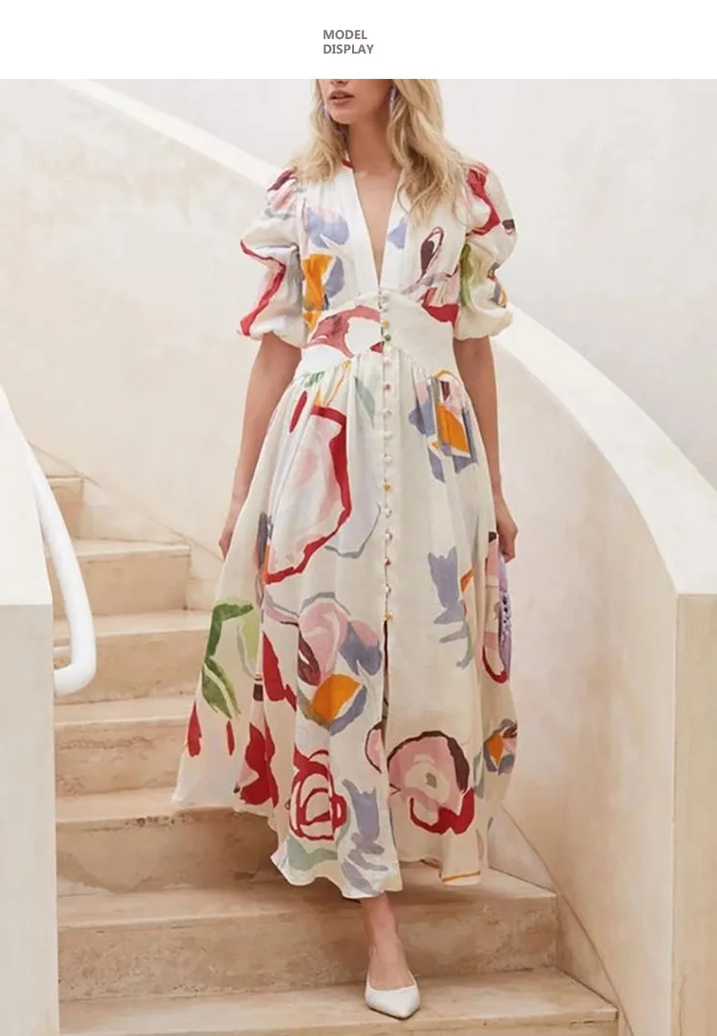 Vestido de playa de gasa elegante para mujeres - Look perfecto de primavera y verano