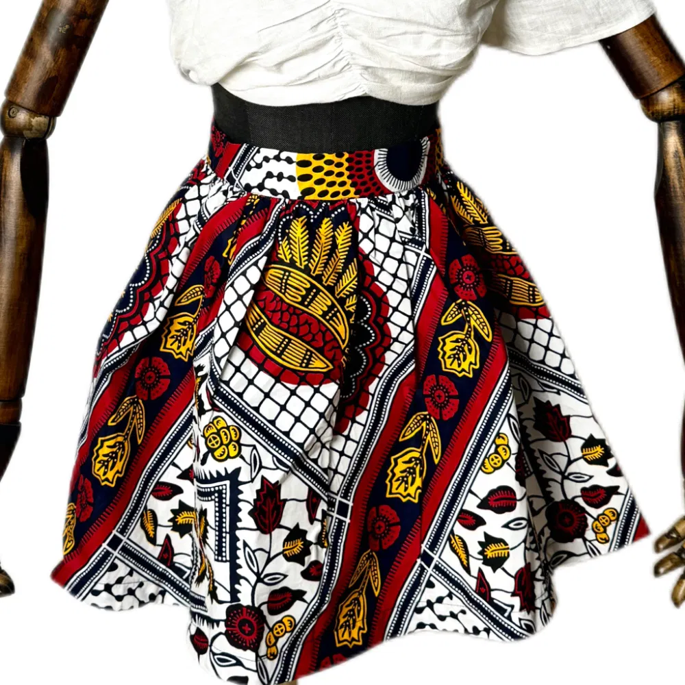 Tela de cera de algodón impresa Estilos africanos Vestidos para ropa de mujeres