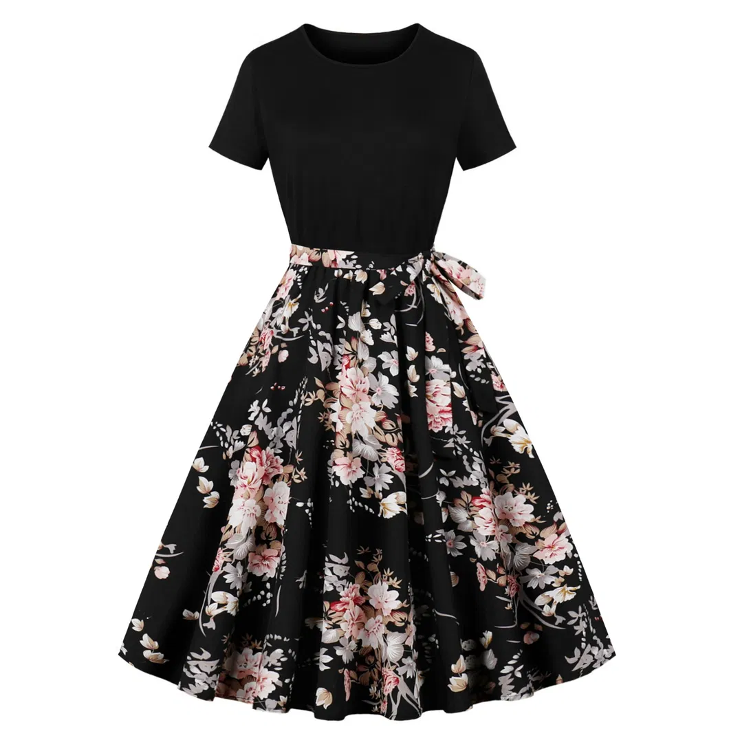 Vestido retro vintage para mujer