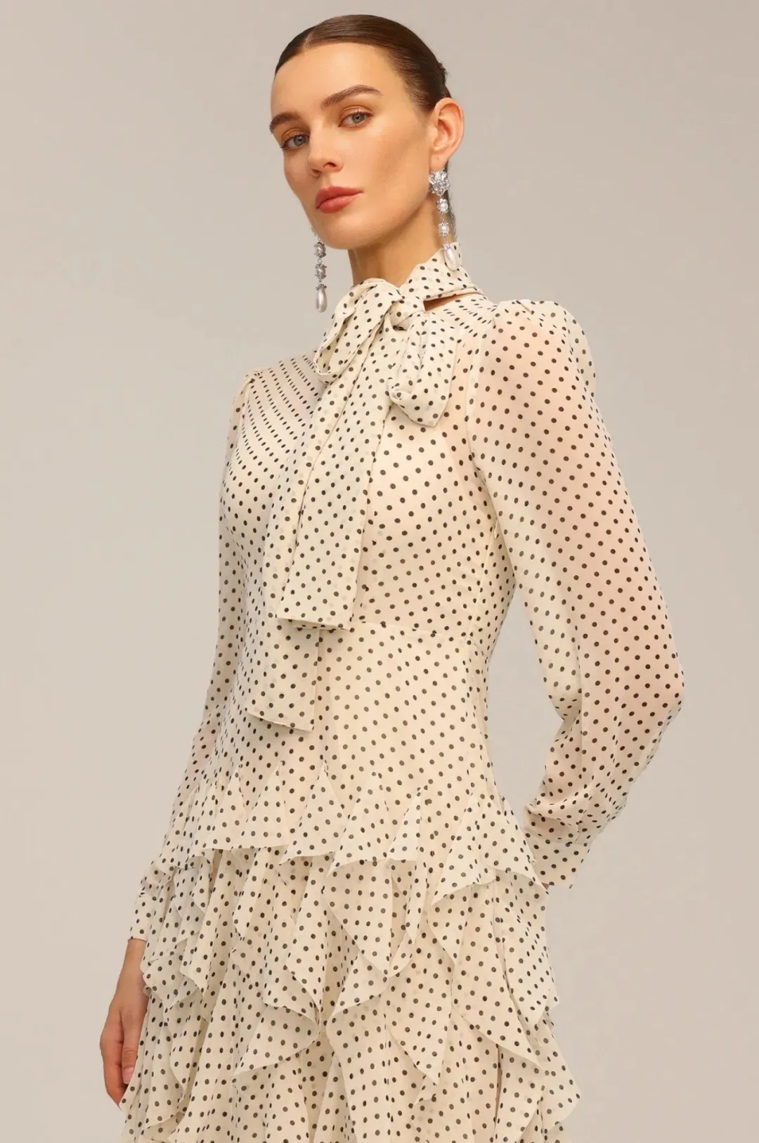 Falda escandalosa de estilo vintage francés para mujer, nueva falda con volantes y dobladillo irregular, vestido largo hecho a medida, diseño lujoso, vestido de fiesta para damas