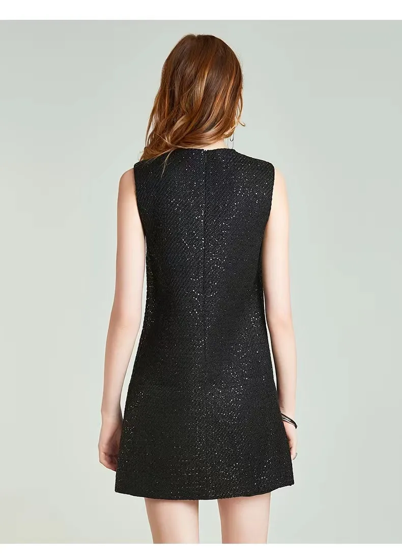 Ropa de vestidos de noche para mujeres al por mayor, vestido de fiesta sexy de lujo con lentejuelas fragantes