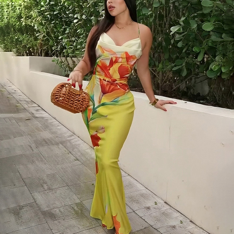 2025 Vestido A-Line Sexy de Fiesta de Moda de Boutique de Verano para Mujeres