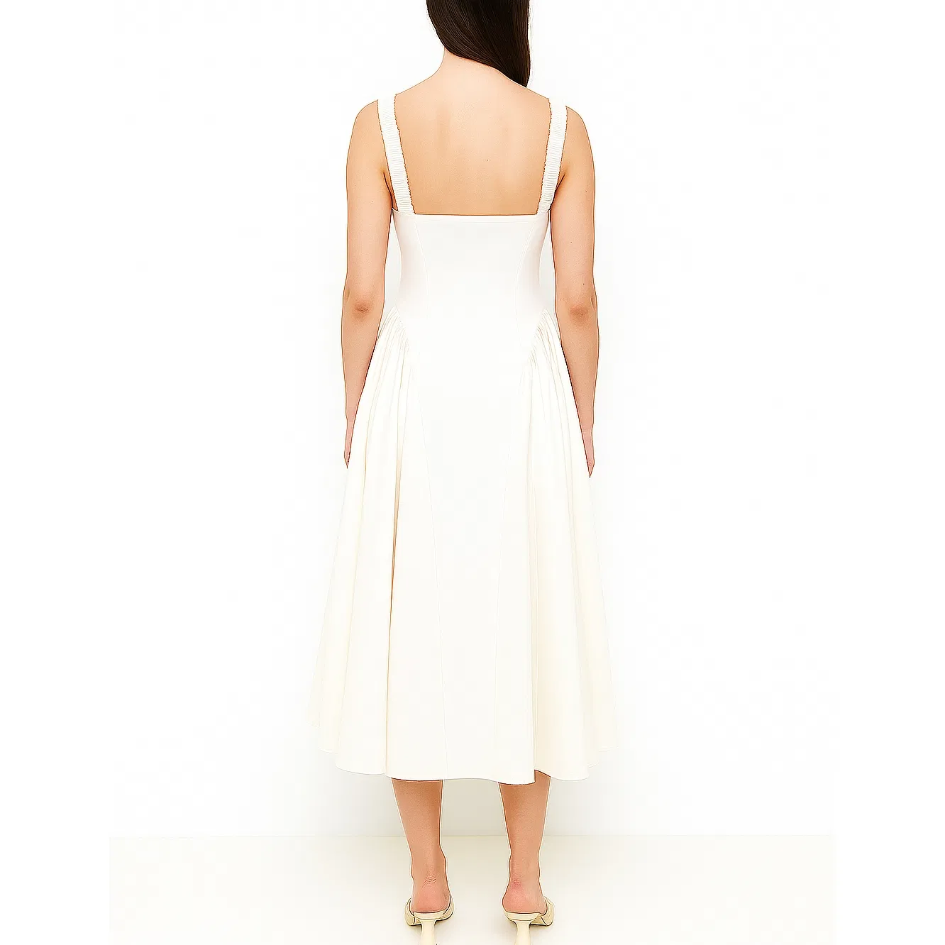 Vestido casual elegante hecho a medida para el uso diario de mujeres