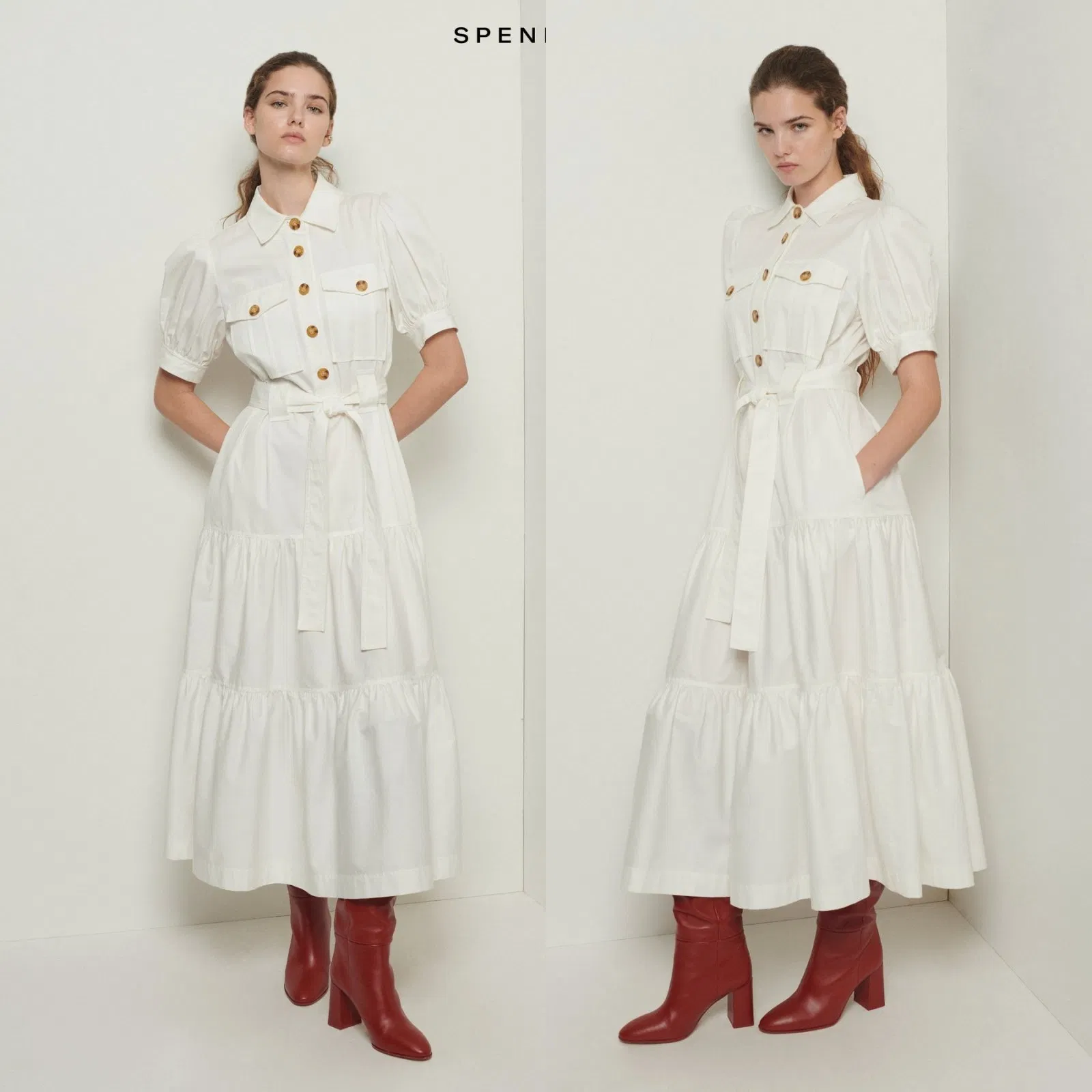 Vestido de mujer elegante de verano con mini mangas cortas abullonadas, venta al por mayor de moda, nueva llegada de fábrica de ropa OEM en China