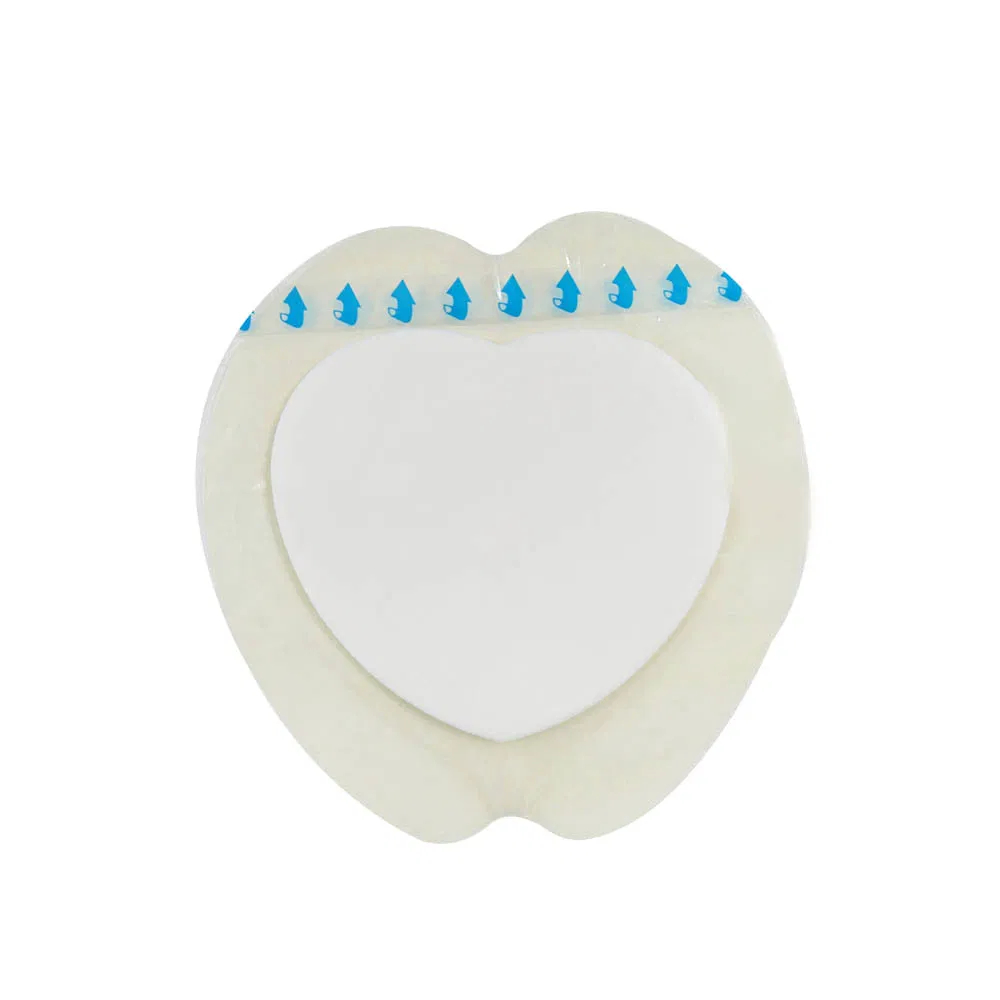 ضمادات الهيدروكولود والبوليمر الرغوي للجروح المزمنة والقرحات 6"X7", حدود العجز 1PC/Pack