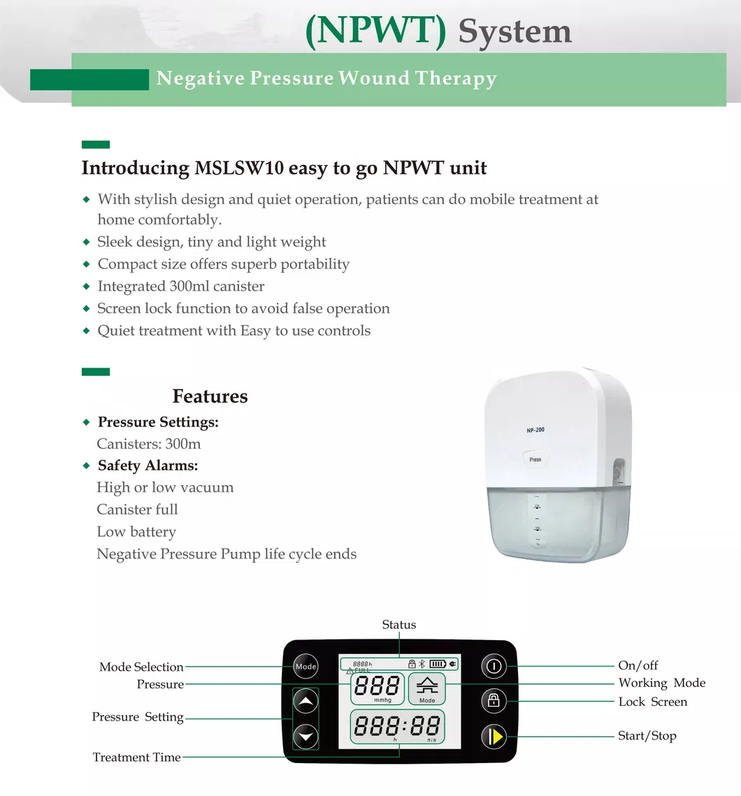 NPWT Features
