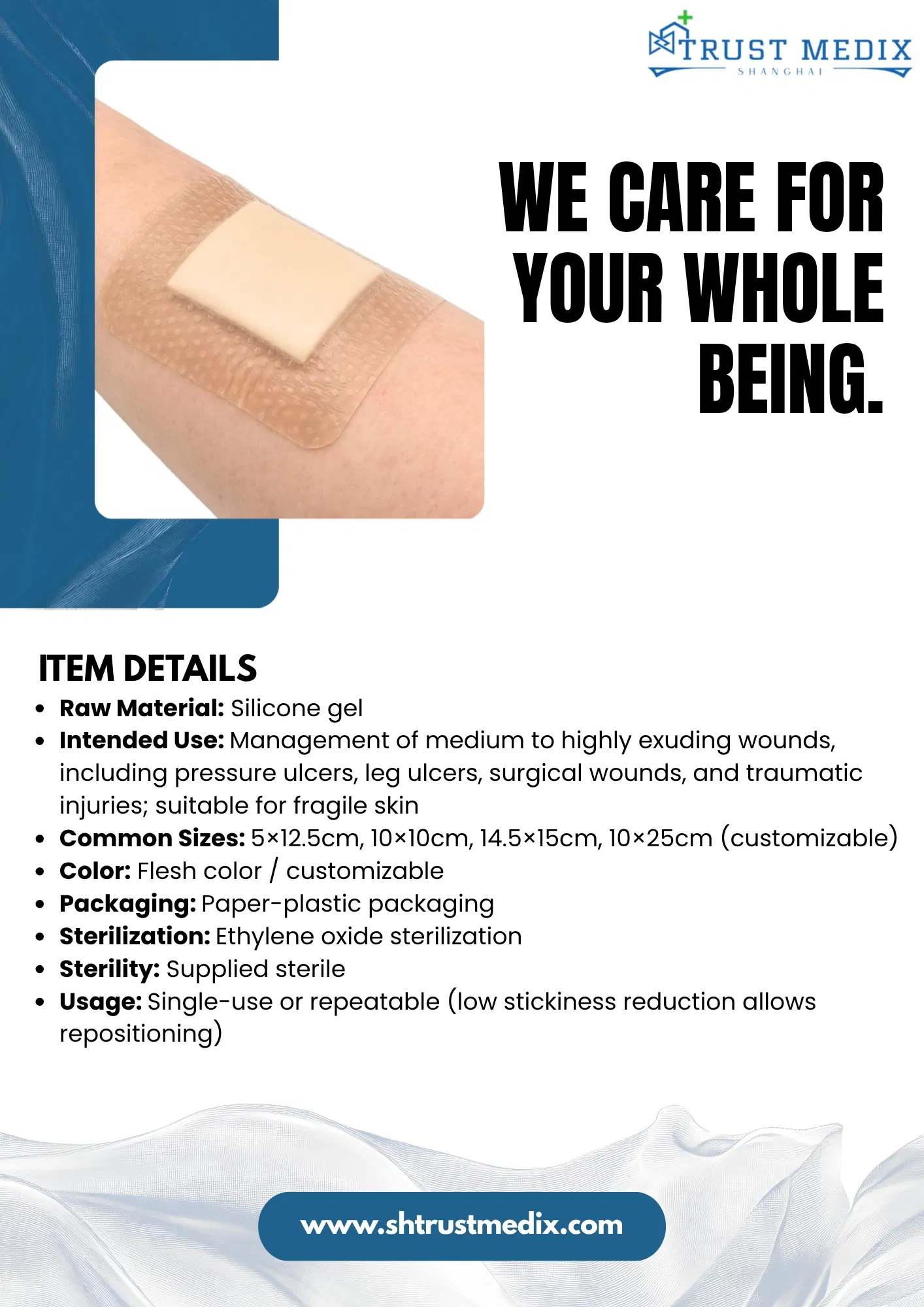 Foam Dressing Sizes