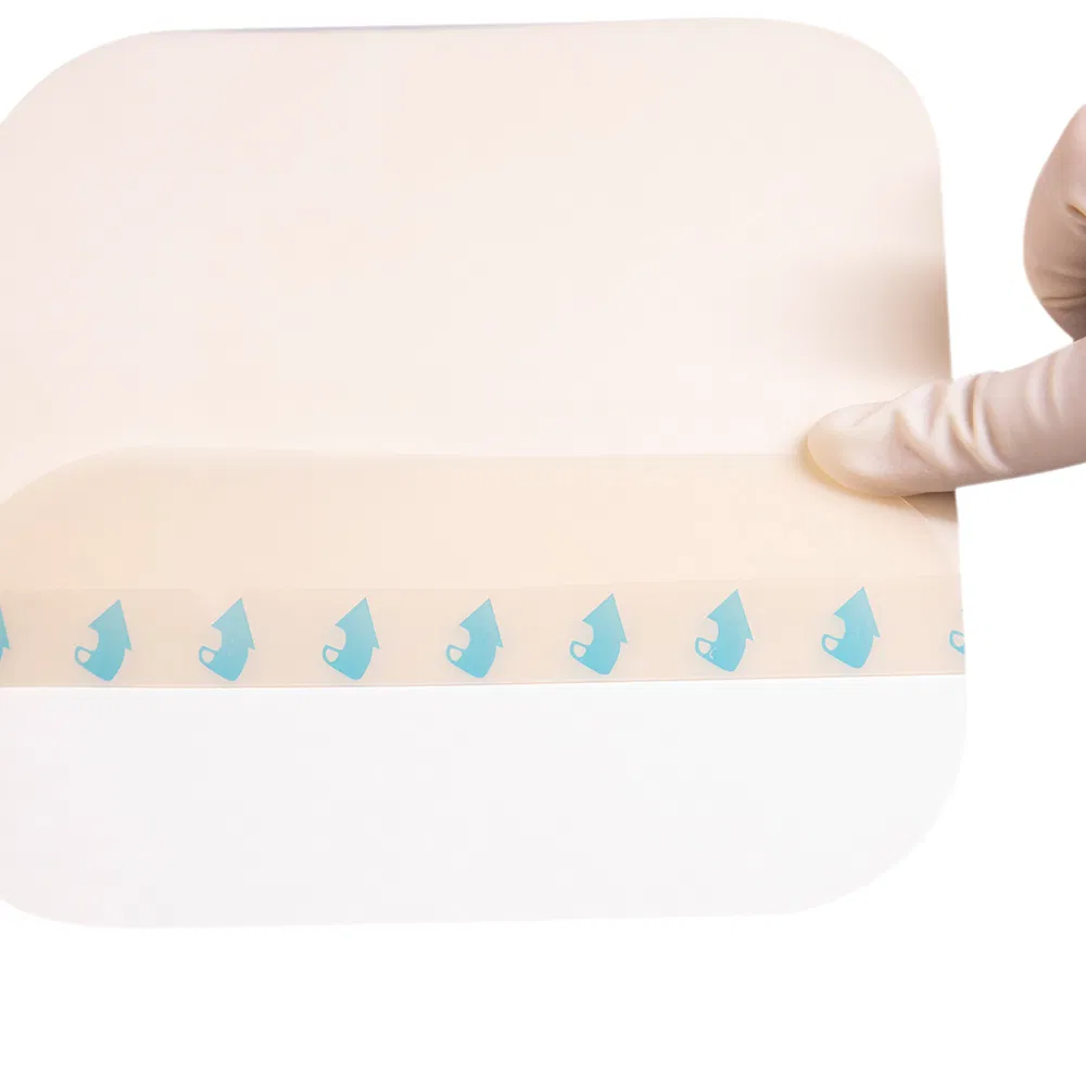 لاصقات هيدروكولود للأ ulcers رقيقة جداً 6" X 6" كبيرة مع لاصق ذاتي