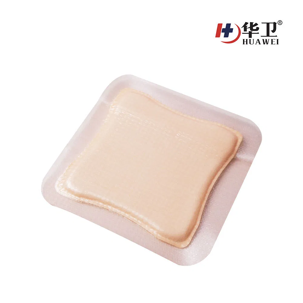 ضمادة رغوية ذات حواف أرق عالية الامتصاص ومقاومة للماء للعناية بالجروح 6X6 في 5PC/Pack